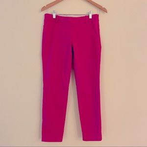 Aritzia Babaton Elliot Pants in Hot Pink